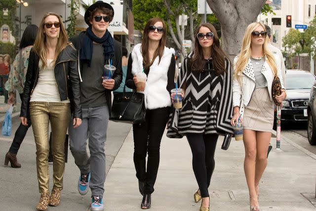 Everett Collection Taissa Farmiga, Israel Broussard, Emma Watson, Katie Chang and Claire Julien in 'The Bling Ring,' 2013