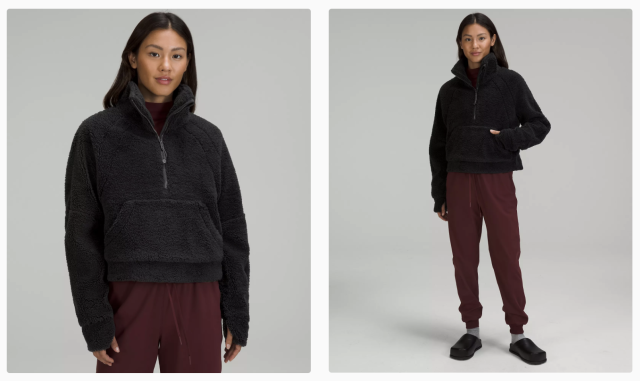 Scuba Oversized Funnel-Neck Half Zip