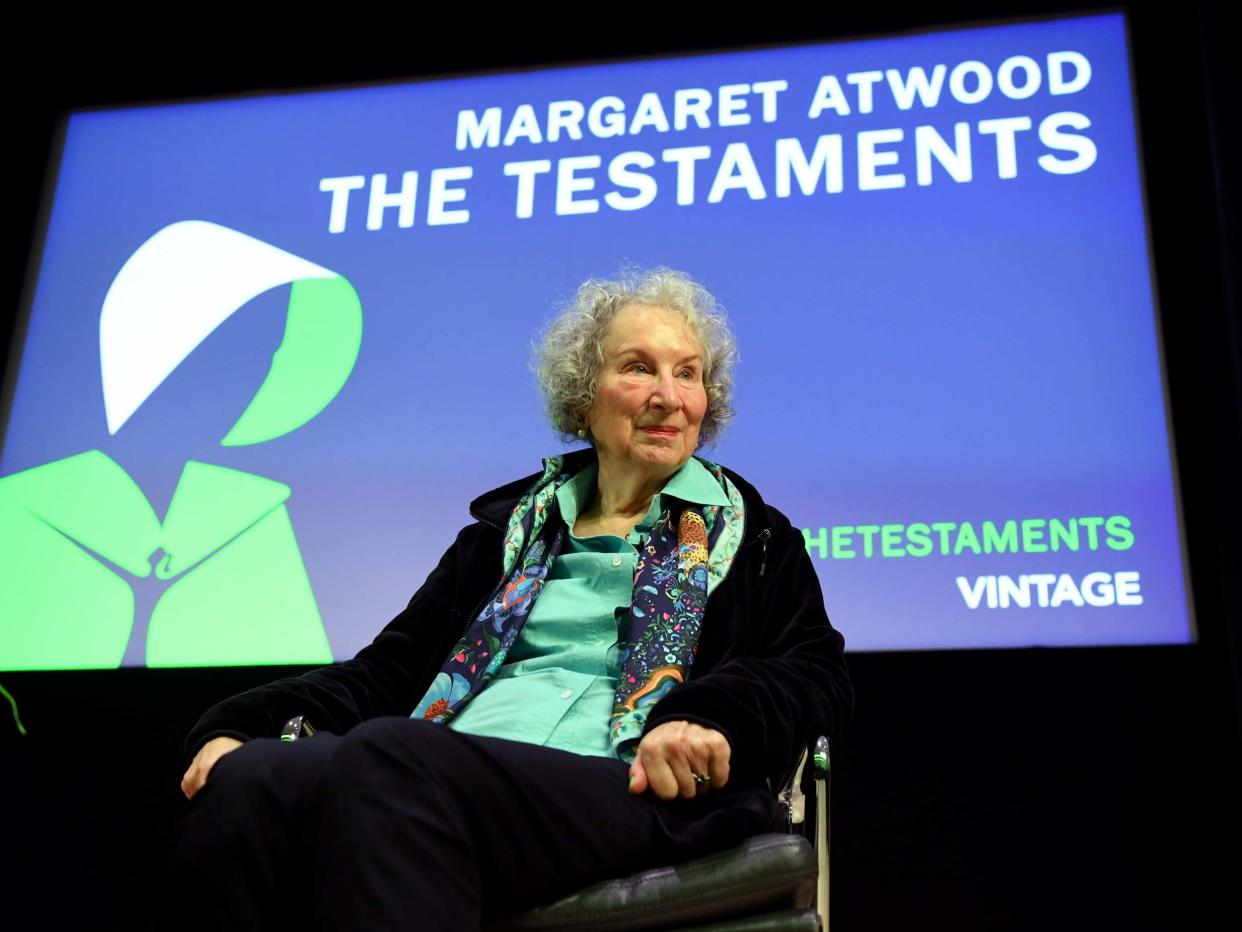 Margaret Atwood's sequel to the famed Handmaid's Tale has sparked much excitement: EPA