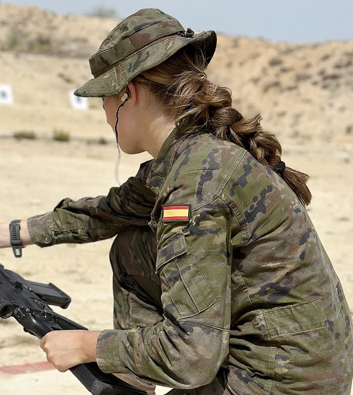 Los peinados de Leonor en la Academia Militar