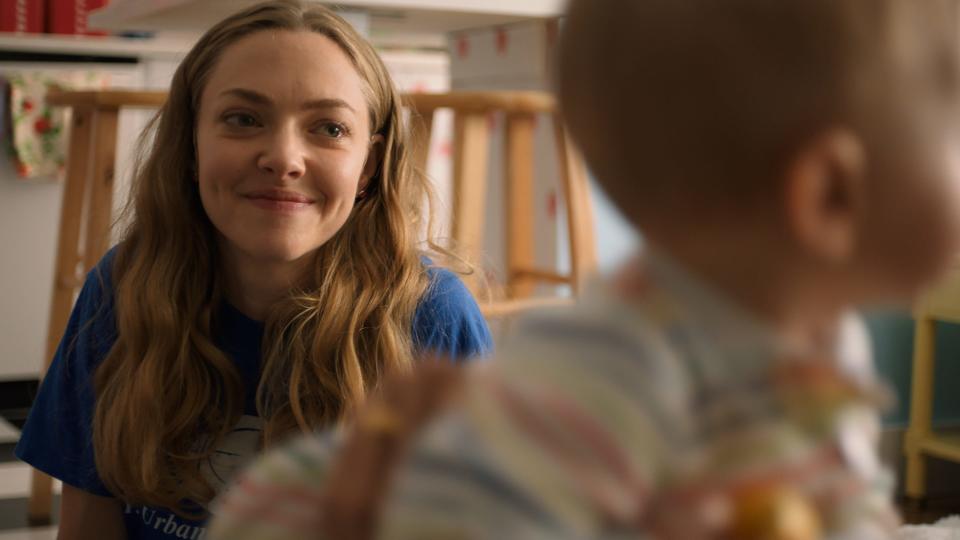 Amanda Seyfried stars as a new mom who struggles with anxiety and depression in "A Mouthful of Air."