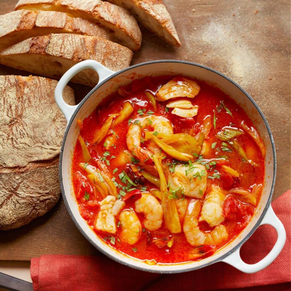 23) Seafood, Chorizo and Vegetable Stew