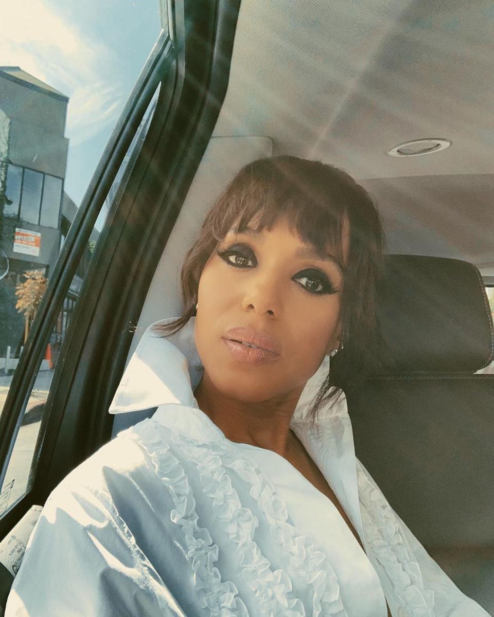 Kerry Washington on her way to the 2019 Emmy Awards