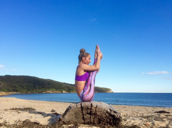Yoga mum shares her incredible photos