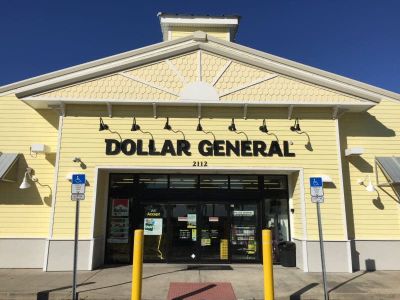 New Dollar General store in this Florida beach town. Dollar General is a small box retailer with thousands of stores throughout the United States.