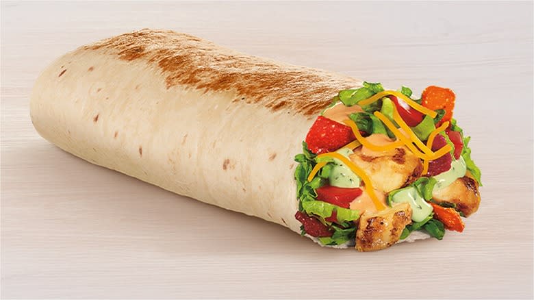 Discontinued Taco Bell burrito