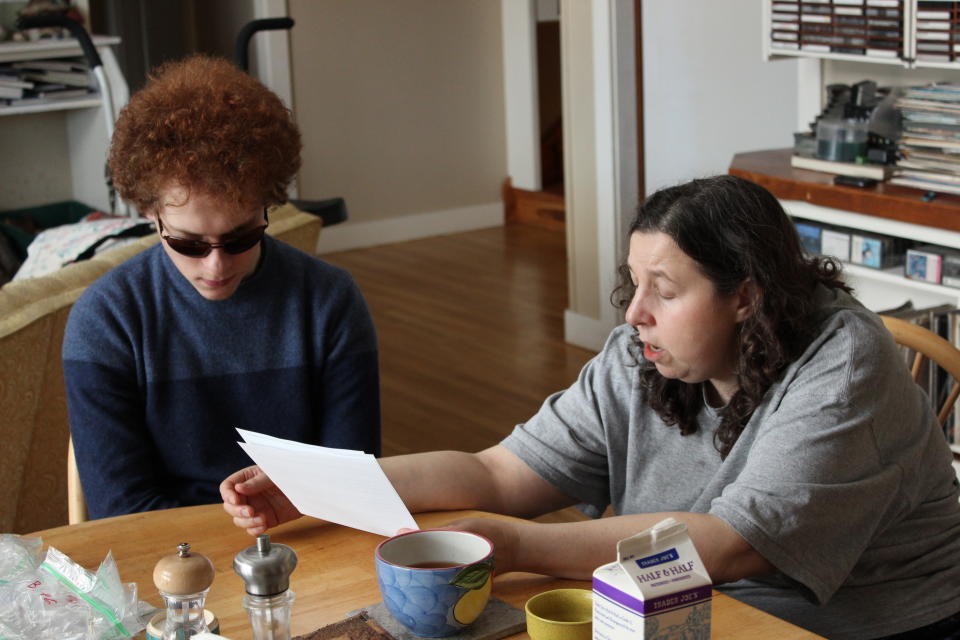 Shifrin's family friend, Lilya Finkel, surprised him for his 13th birthday with braille LEGO building instructions. (Courtesy: Matthew Shifrin)