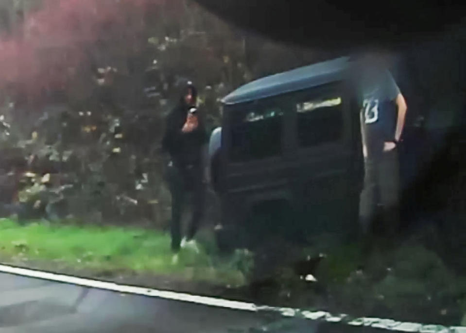 Terrifying footage shows the moment Premier League ace Joe Willock crashed his £140,000 car while on the way to training - losing control as he went round a bend. The Arsenal and England U21s midfielder was said to have been unhurt in the smash, which was caught on dashcam by another motorist. Dramatic video shows Willock, 21, cutting across multiple lanes and racing his Mercedes-Benz G-Class up a slip road to join the M25 near South Mimms, Herts. But he hits a barrier, causing him to lose a wheel and spin out - ending up in a hedge.