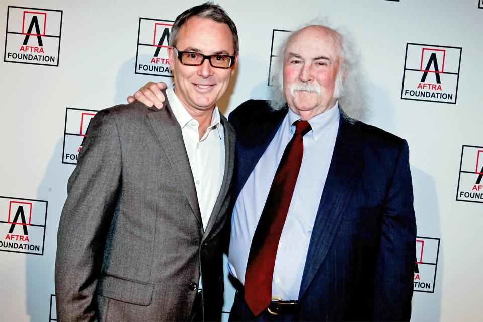(L-R) James Raymond and David Crosby arrive at the 2011 AFTRA AMEE Awards at Club Nokia on March 21, 2011 in Los Angeles, California. (Photo by Tibrina Hobson/FilmMagic)
