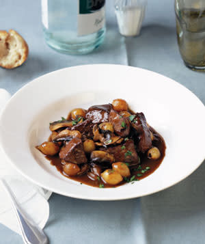 Quick Beef Bourguignonne