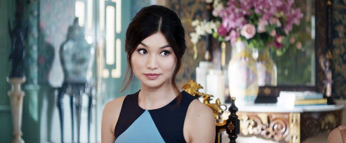 Closeup of Gemma Chan