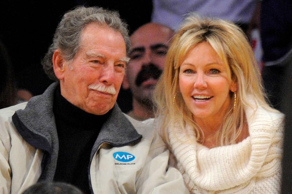 <p>AP Photo/Mark J. Terrill</p> Bill Locklear and Heather Locklear