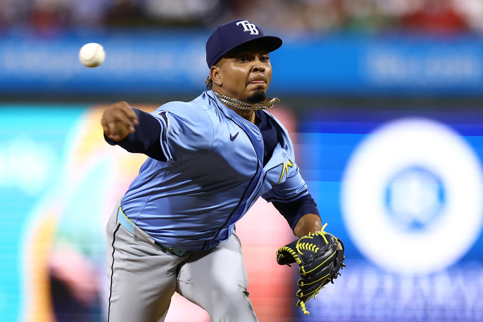 Edwin Uceta was suspended three games for throwing at Nick Castellanos. (Tim Nwachukwu/Getty Images)