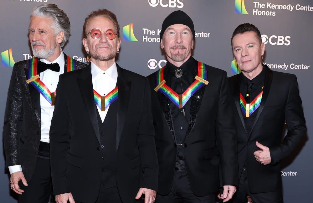 Adam Clayton says U2 are going to miss Larry Mullen Jr in Las Vegas credit:Bang Showbiz