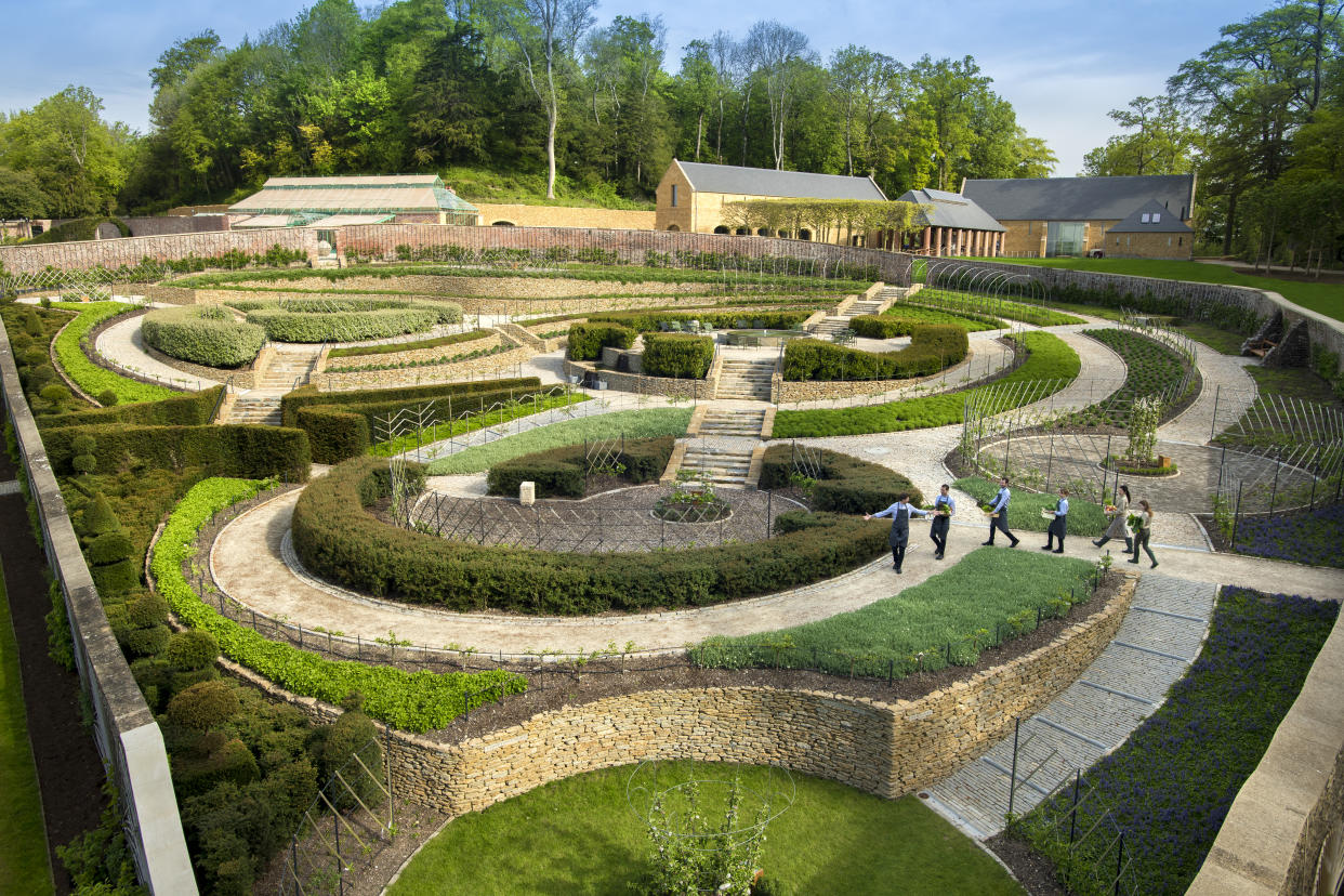 Hadspen House’s glorious gardens include an orchard maze (The Newt)