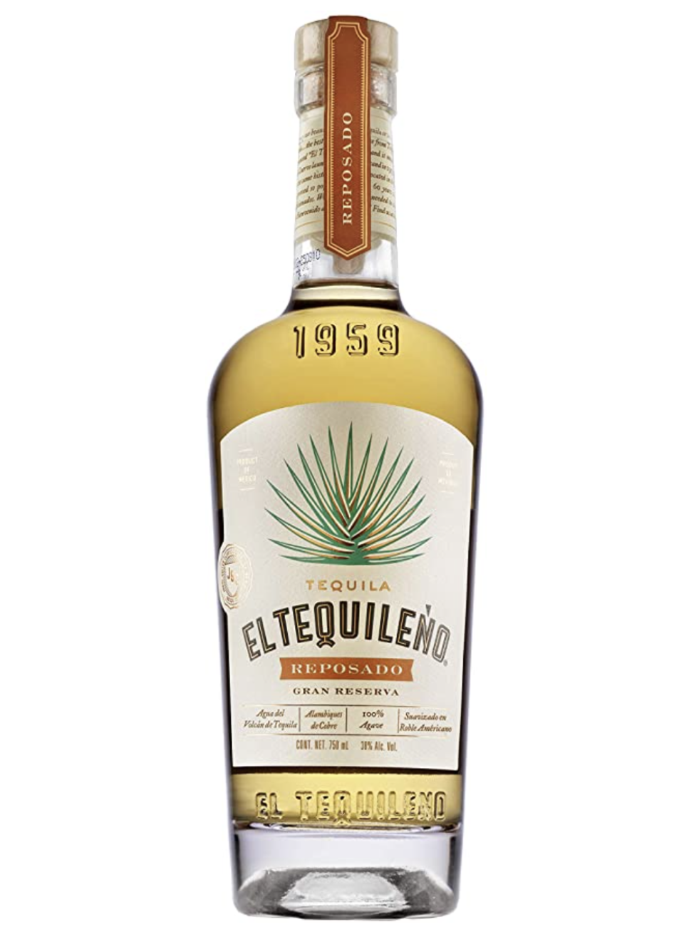 Tequila El Tequileño Reposado Gran Reserva. Foto: Amazon.com.MX