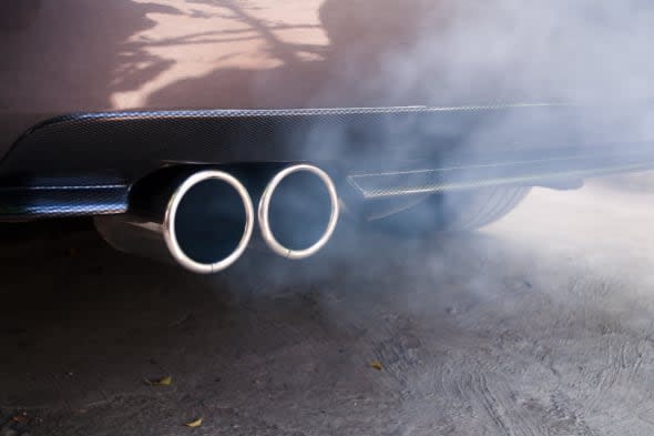 car exhaust pipe