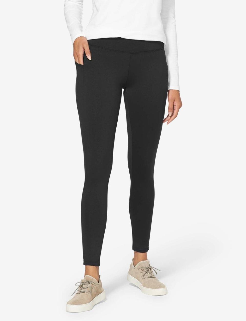 Tommy John Go Anywhere Fleece Lined Brushed Legging