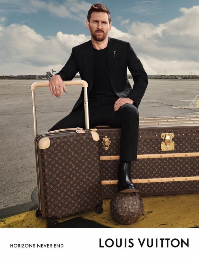 Lionel Messi scrubs up for Louis Vuitton's new Horizon's Never End campaign