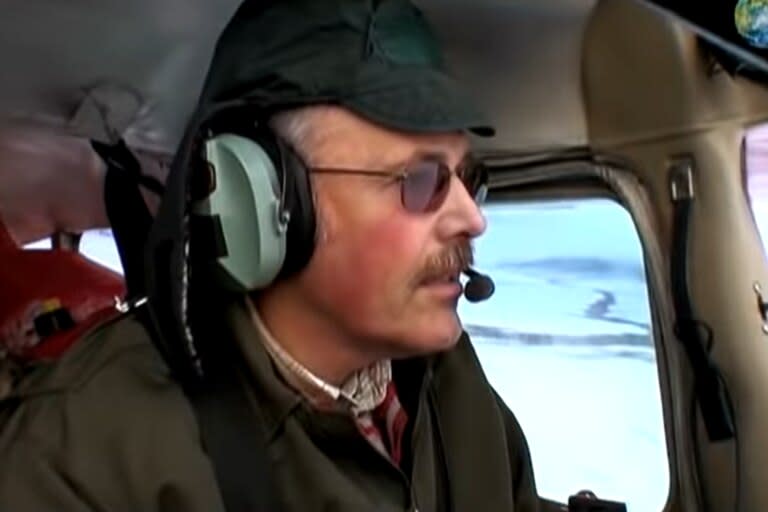 Jim Tweto durante uno de los programas emitidos en Discovery Channel