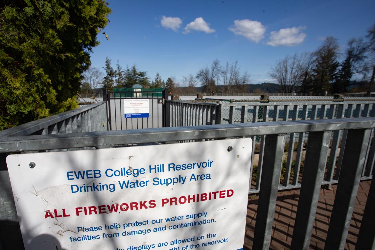 Eugene Water and Electric Board is planning to replace the 80-year-old College Hill Reservoir in the next few years.