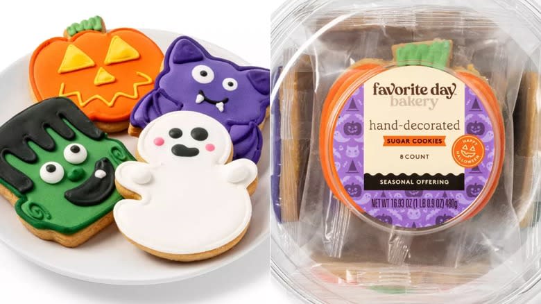 Decorative Halloween sugar cookies