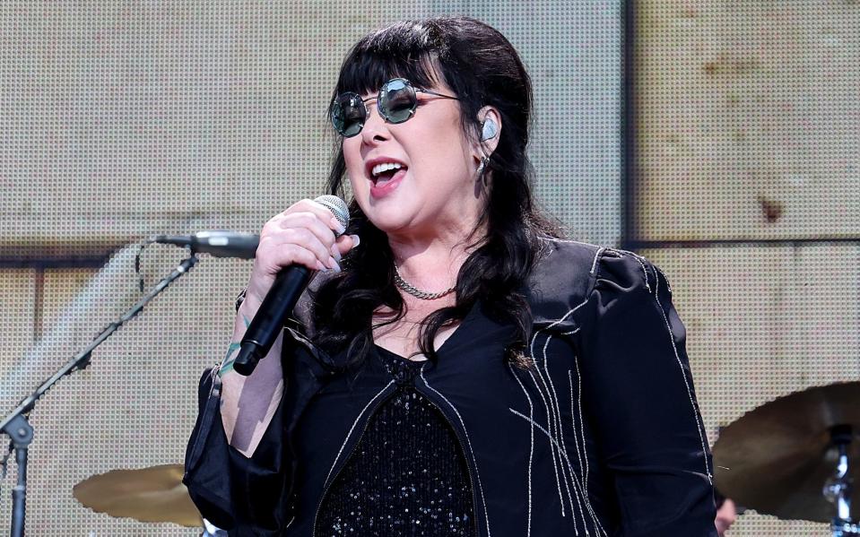 Ann Wilson performing for Farm Aid in Indiana in 2023