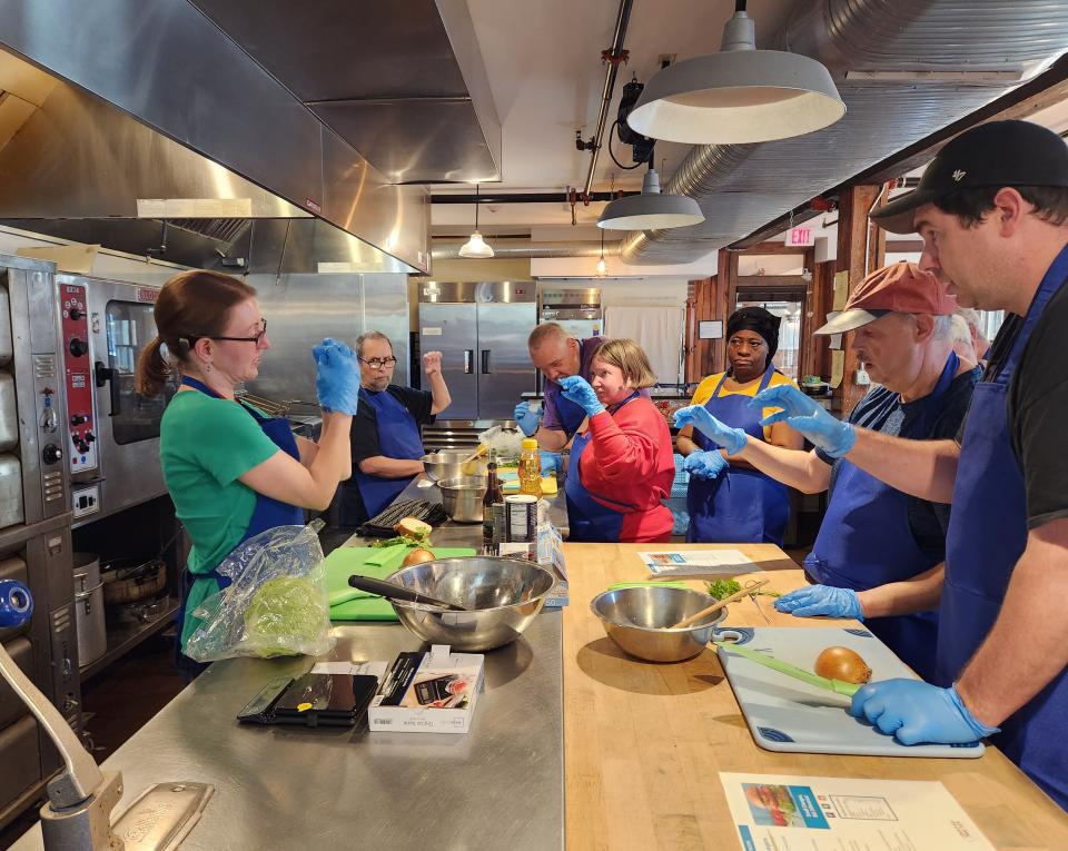 Abilities First Life Skills Lab which shows clients how to plan and prepare meals at the Underwear Factory in Poughkeepsie.