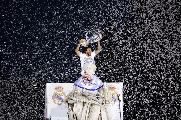 Marcelo tiene 34 años y llegó a Real Madrid a los 18; es el jugador más ganador.