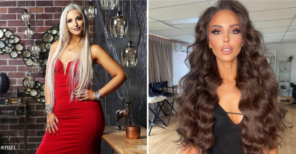 Lizzie Sobinoff on MAFS in 2019 and in 2023