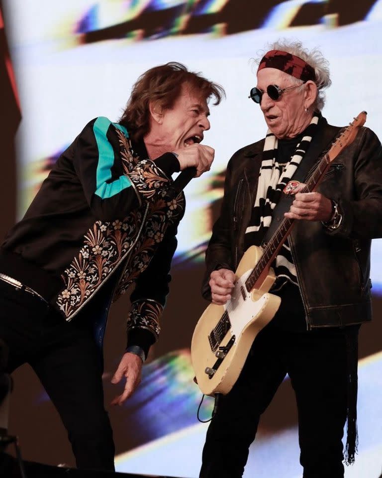 Los Rolling Stones en el Hyde Park (Foto: Instagram @therollingstones)