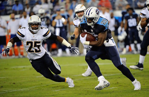 DeMarco Murray showed vintage form in his Titans debut. (Getty)