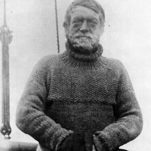 Ernest Shackleton on the Imperial Trans-Antarctic Expedition - Credit: PA