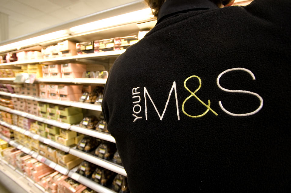 M&S has also frozen food prices. (PA)