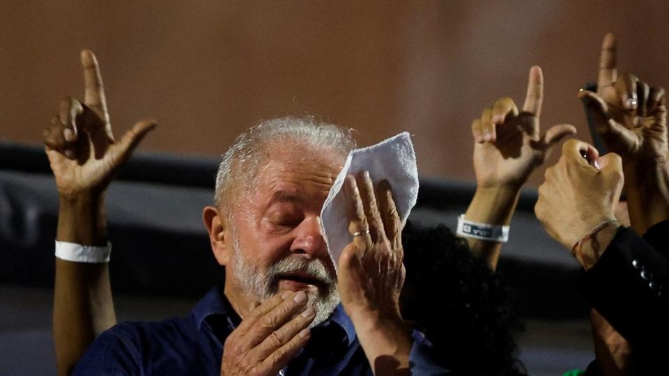Lula no discurso da vitória