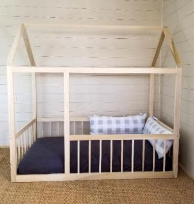 Zipadee Kids Convertible House Bed Frames AND Montessori Floor Beds