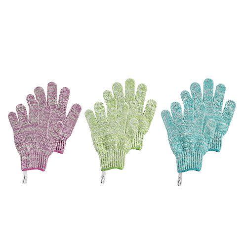 6) Recycled Bath and Shower Gloves