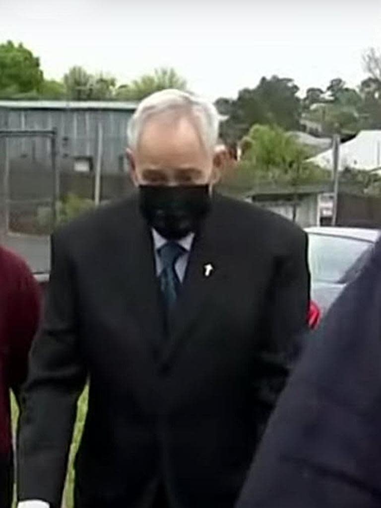 Ian Wilkinson was released from hospital after seven weeks. Picture: Seven News