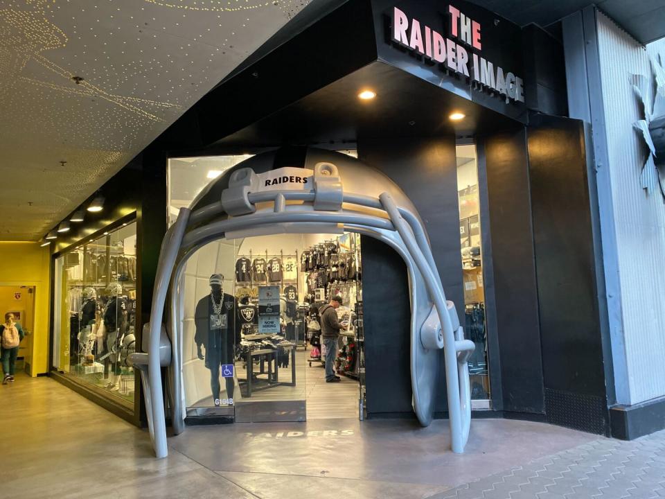 The Raider Image store at Universal CityWalk