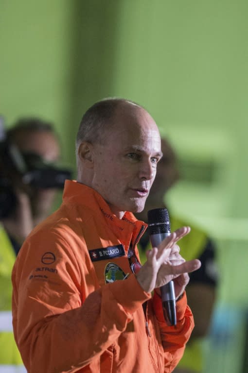 Pilot Bertrand Piccard says he launched the project in 2003 to show that renewable energy "can achieve the impossible"