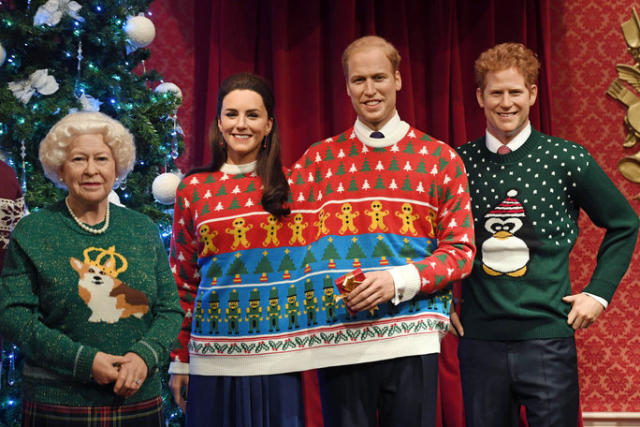 This Photo of the Royal Family in Ugly Christmas Sweaters Is Everything