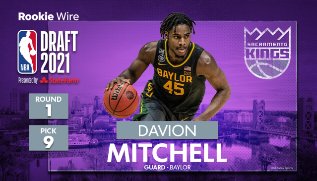 NBA Draft 2021: Sacramento Kings select Davion Mitchell ninth overall