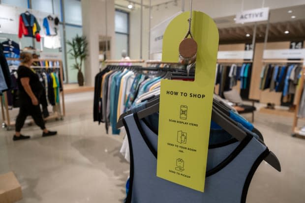 Inside the Amazon Style clothing store at The Americana at Brand mall in Glendale, Calif.<p>Photo: Hans Gutknecht/MediaNews Group/Los Angeles Daily News via Getty Images</p>