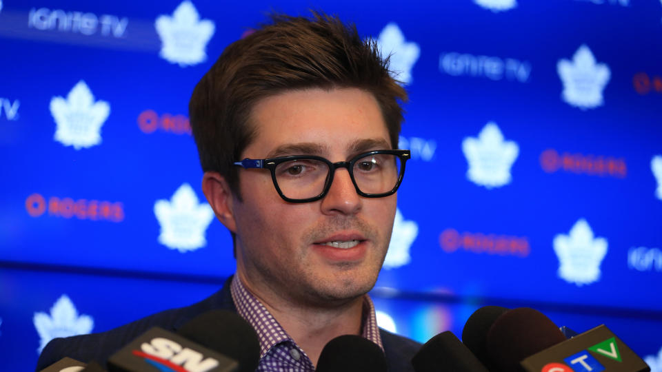 Toronto Maple Leafs general manager Kyle Dubas refused to make a major move at the trade deadline. (Rene Johnston/Toronto Star)      