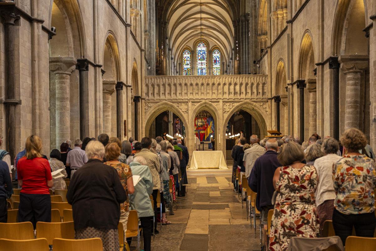 The service in Chichester Cathedral <i>(Image: Graham Franks)</i>