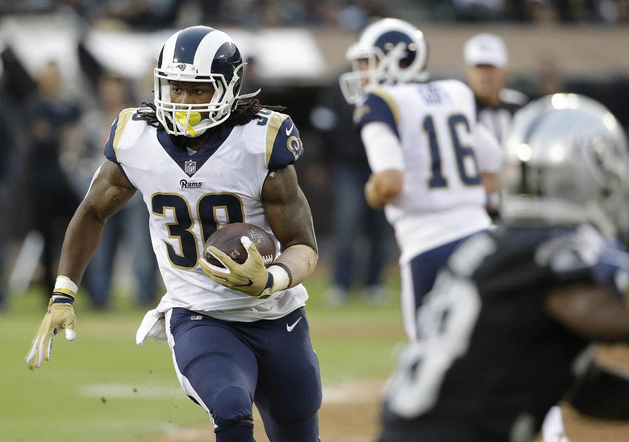 Los Angeles Rams running back Todd Gurley has a lot questions to answer this fantasy season. (AP Photo/Rich Pedroncelli)