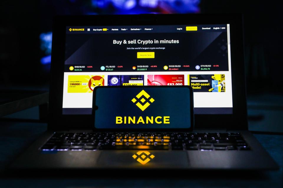 Binance-Logo (Symbolbild)