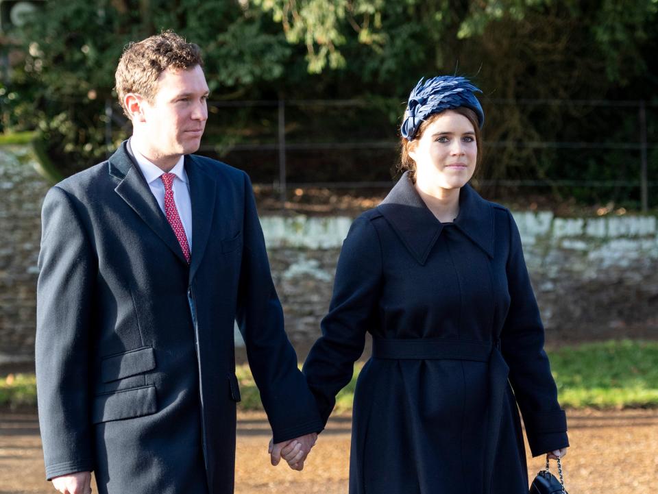Princess Eugenie and Jack Brooksbank on Christmas in 2019.