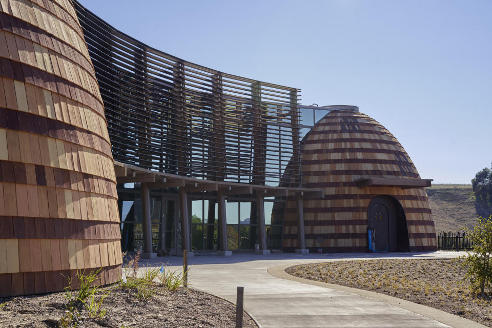 The Chumash cultural museum in Santa Ynez, Calif. (Alejandra Rubio for NBC News and ProPublica)