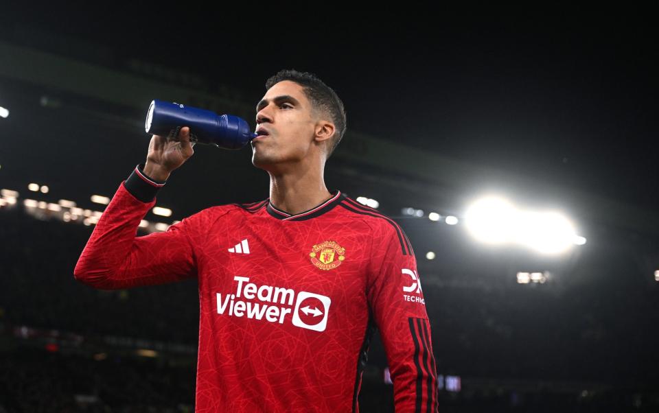 Raphael Varane during Manchester United's Champions League win against Bayern Munich